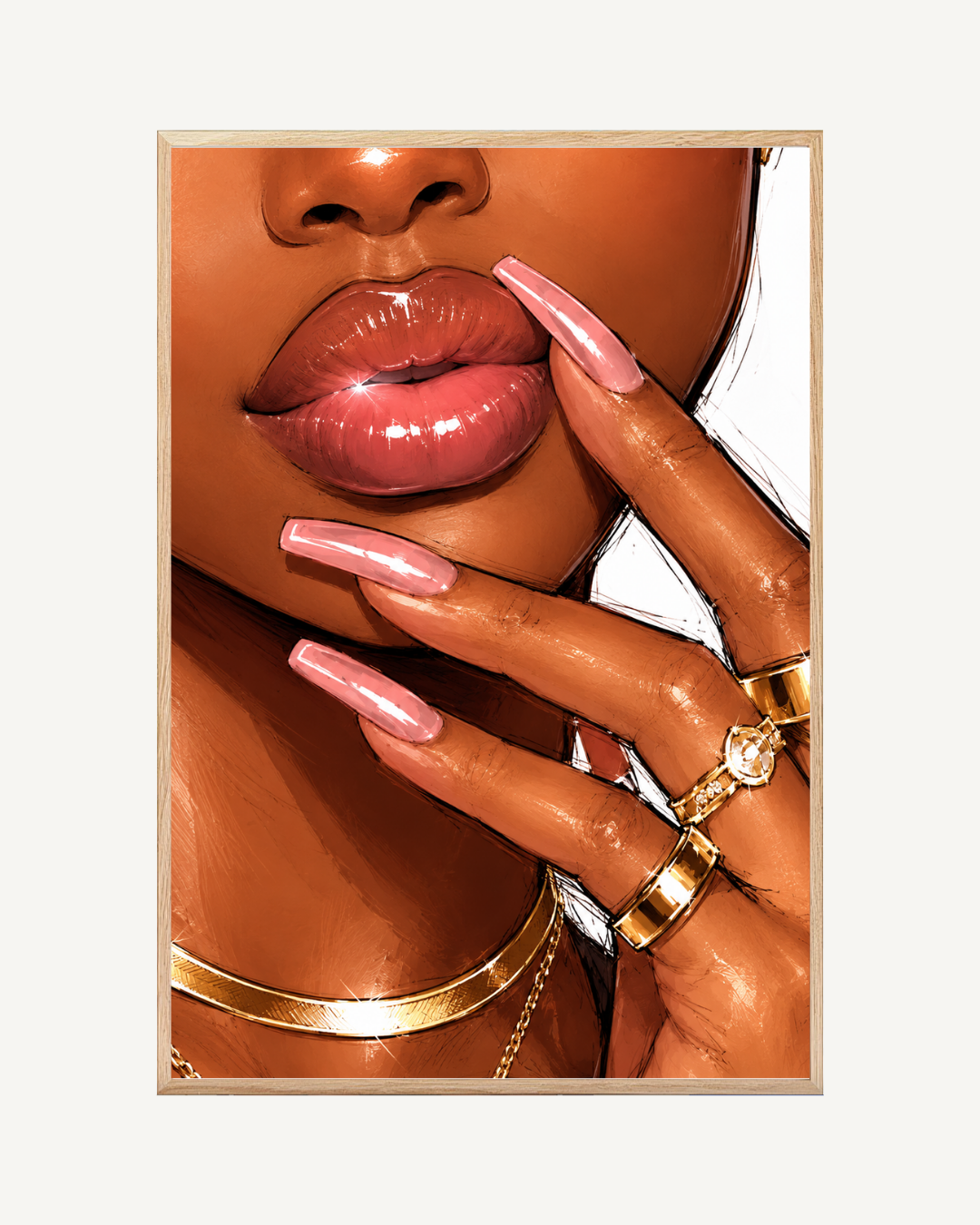 Baddie Closeup Poster